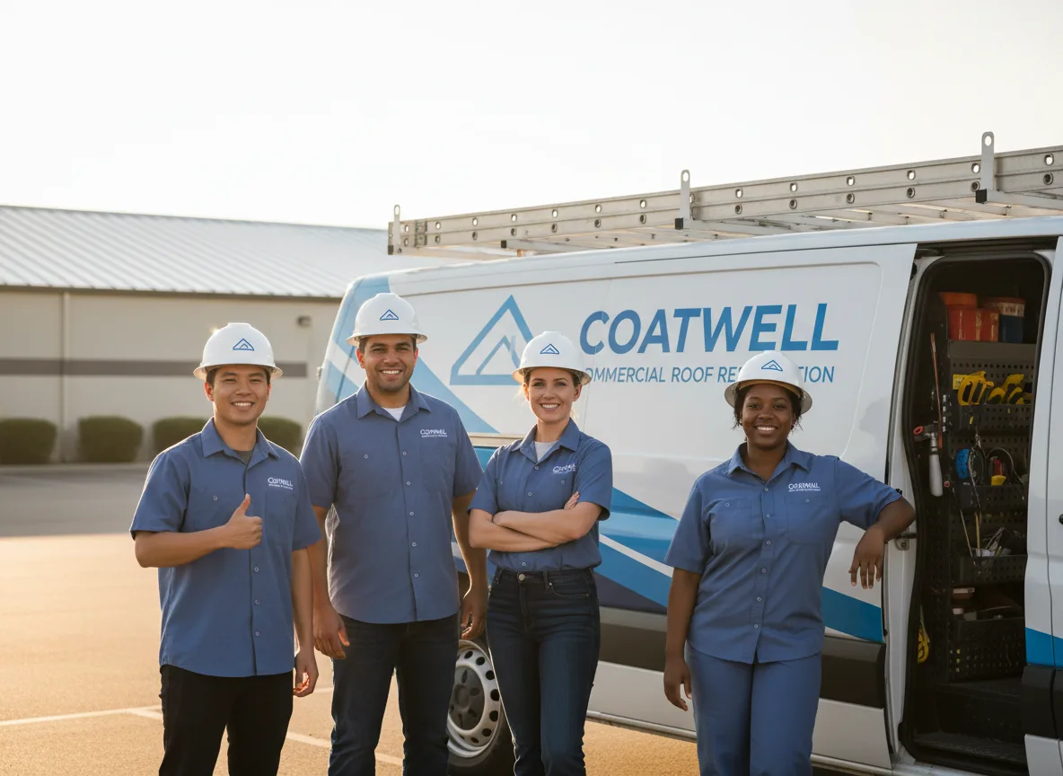 Commercial roof coating company in Trenton, GA